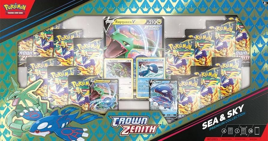 Sea And Sky Premium Collection Box Prices | Pokemon Crown Zenith