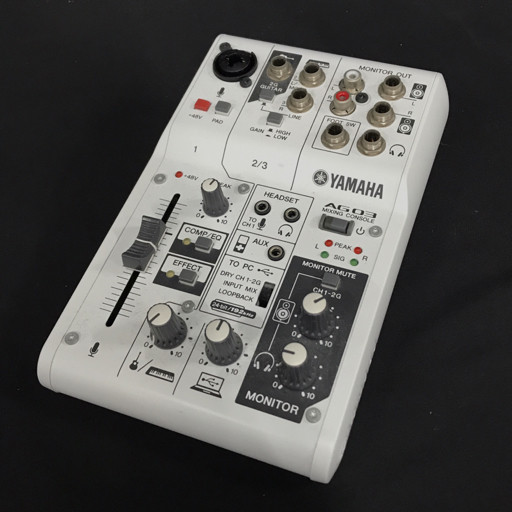 美品✨】ヤマハ インターフェースAG03 ミキシングコンソール 通電確認