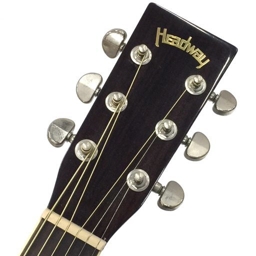 新品弦交換済みHeadway HCD-18 アコースティックギター サンバースト