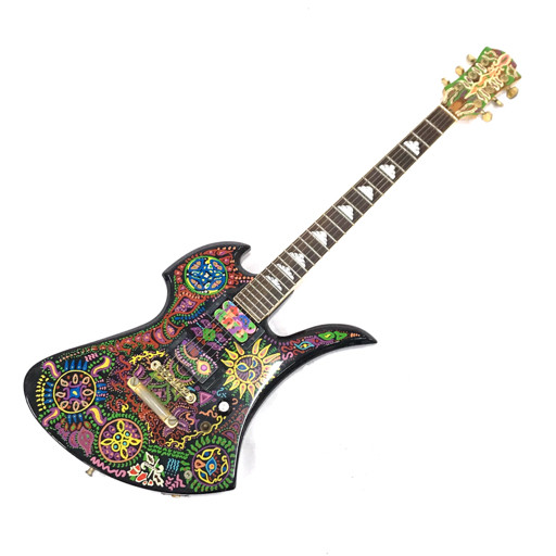 HIDEエレキギター サイケデリックペイント フェルナンデス