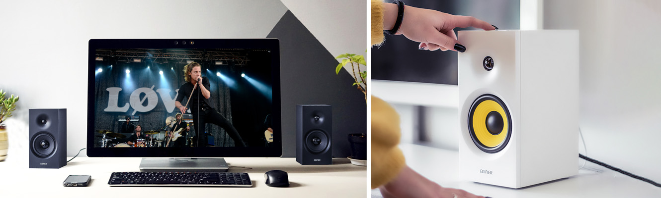 Edifier R1080BT Active 2.0 Bluetooth Bookshelf Speakers (Pair