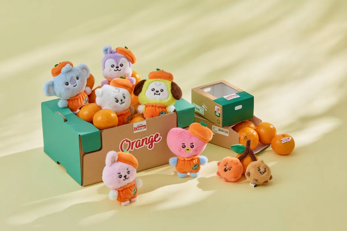 BT21 ORANGE PARTY シリーズ 1/14～発売(公式オンラインストア)