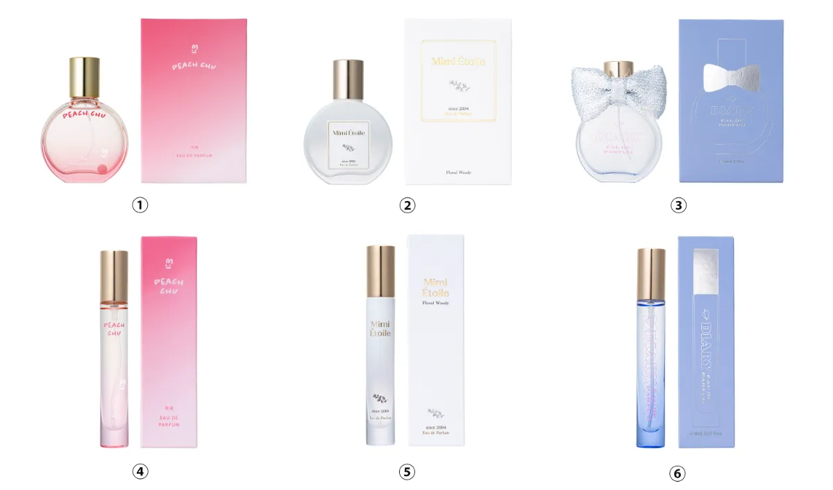 Z世代最注目のタレント「星乃夢奈、おさき、ちせ」が香水プロデュース