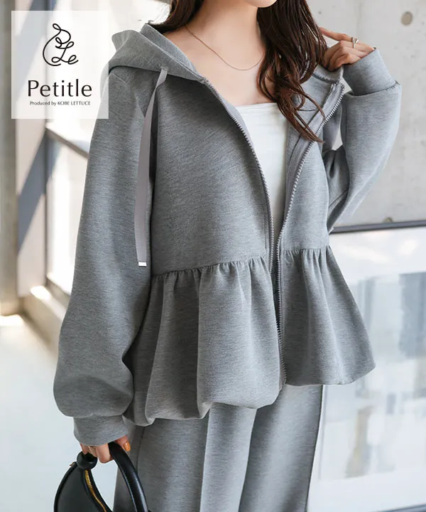 Petitle / プチレ ] ダイバー裾バルーンパーカー [C7565] - レディース
