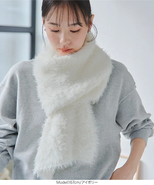 ニットシャギーマフラー[J1154] - レディースファッション通販 神戸