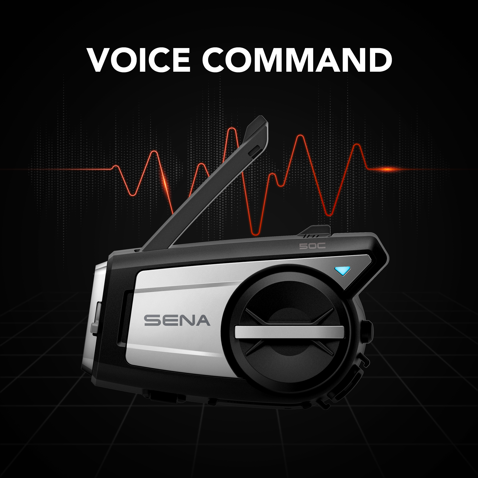 Sena 50C Motorcycle Communication & 4K Camera System – Sena