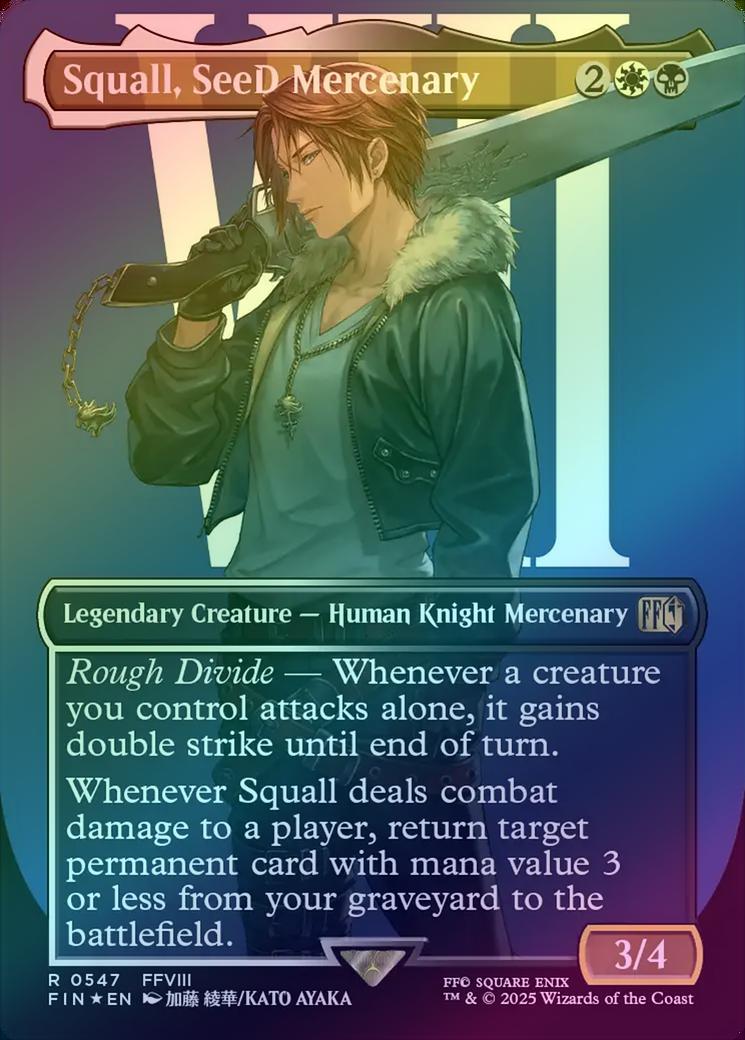 SeeDの傭兵、スコール スタンダードショーダウンプロモ mtg ff SeeDの