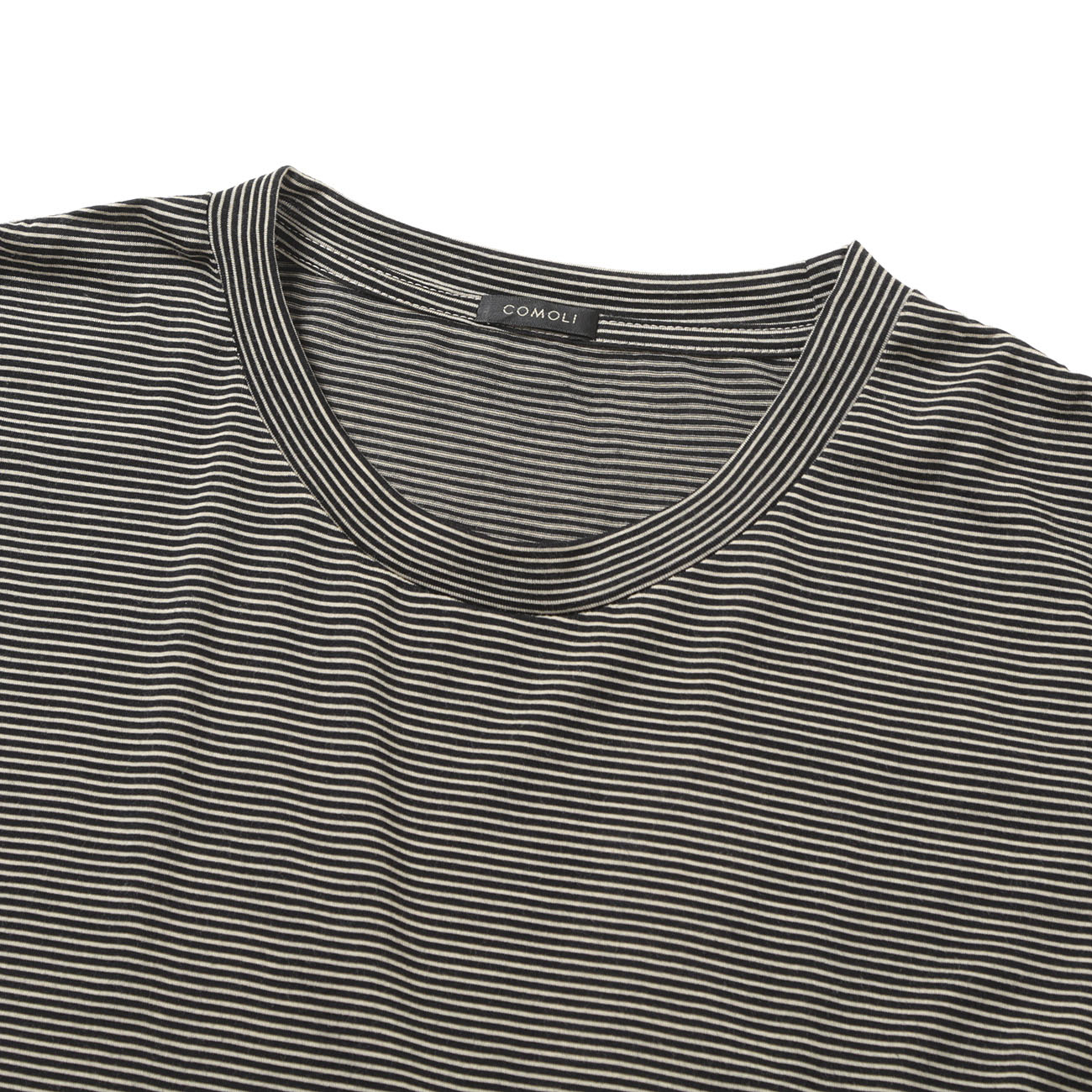 COMOLI / コモリ | サマーウール天竺 ノースリーブ - Border | 通販
