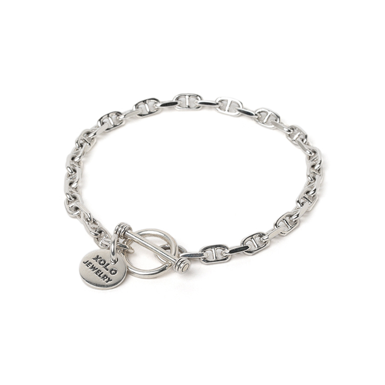 XOLO JEWELRY / ショロ ジュエリー | Solid Anchor Link Bracelet -4mm