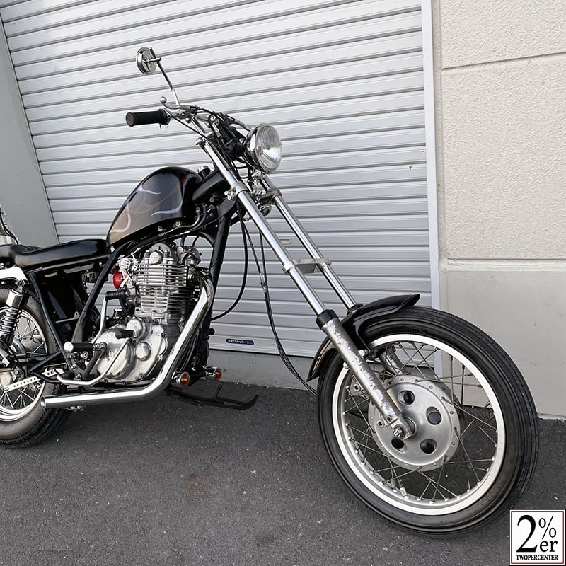 SR400/500 ボトムマウントナローウインカーステー / 2％er