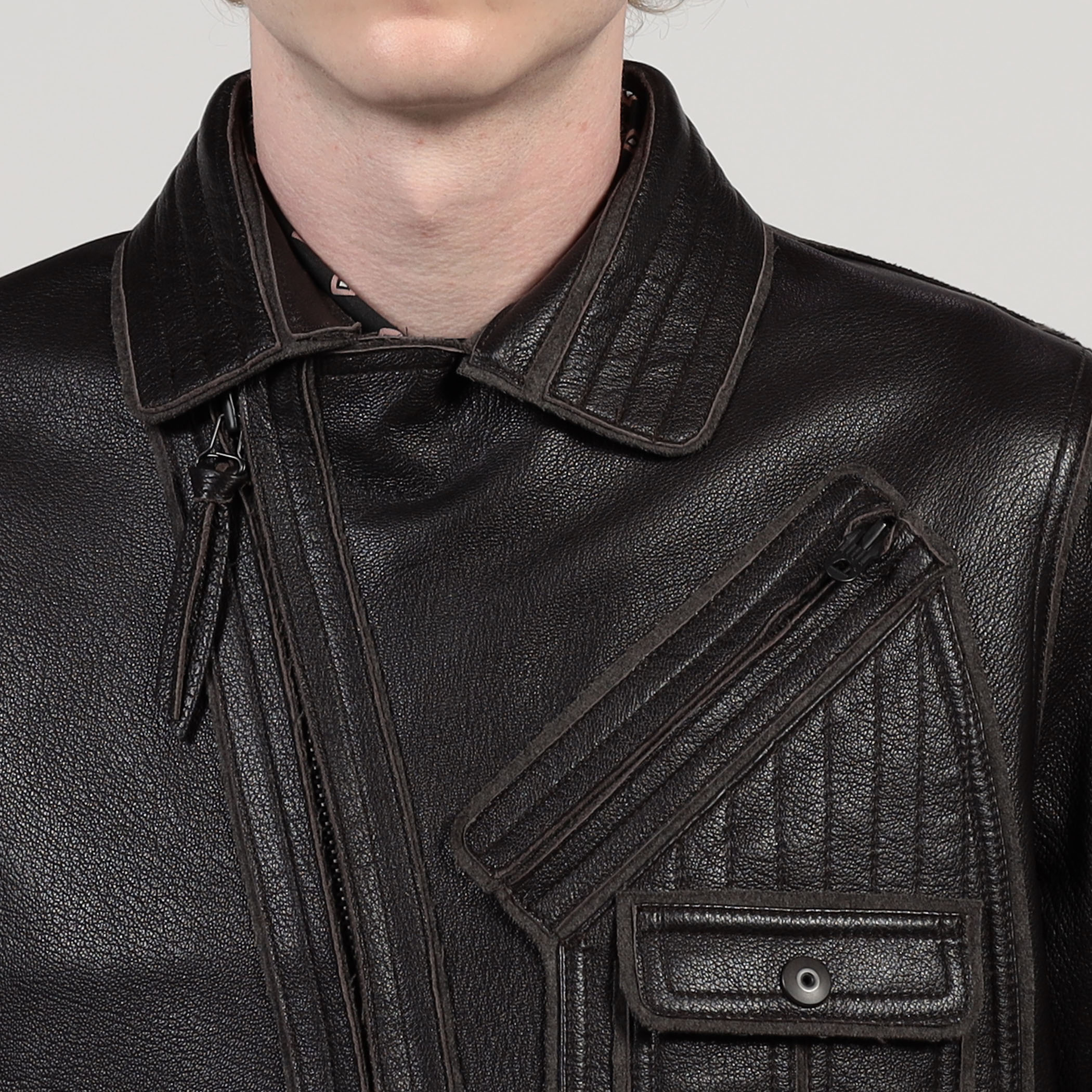 ゴートレザー ライダースジャケット｜トゥモローランド 公式通販