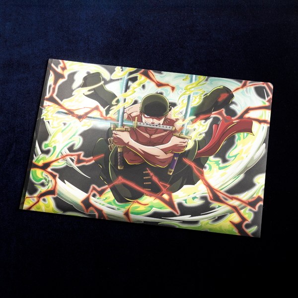 ワンピース】メタリッククリアファイル／ゾロ（必殺技