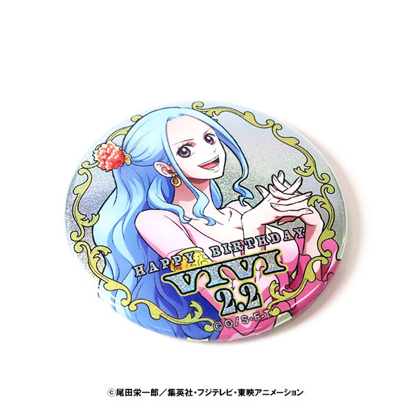 ワンピース】ハッピーバースデーホログラム缶バッジ［2.2 ビビ］: 雑貨