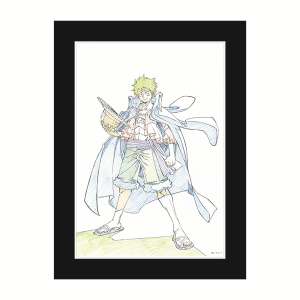 ワンピース 原画 ルフィ エース フレーム付き ワンピース 原画 ルフィ