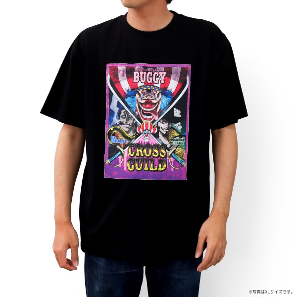 ワンピース】CROSS GUILD Tシャツ BLACK XL: ファッション｜東映