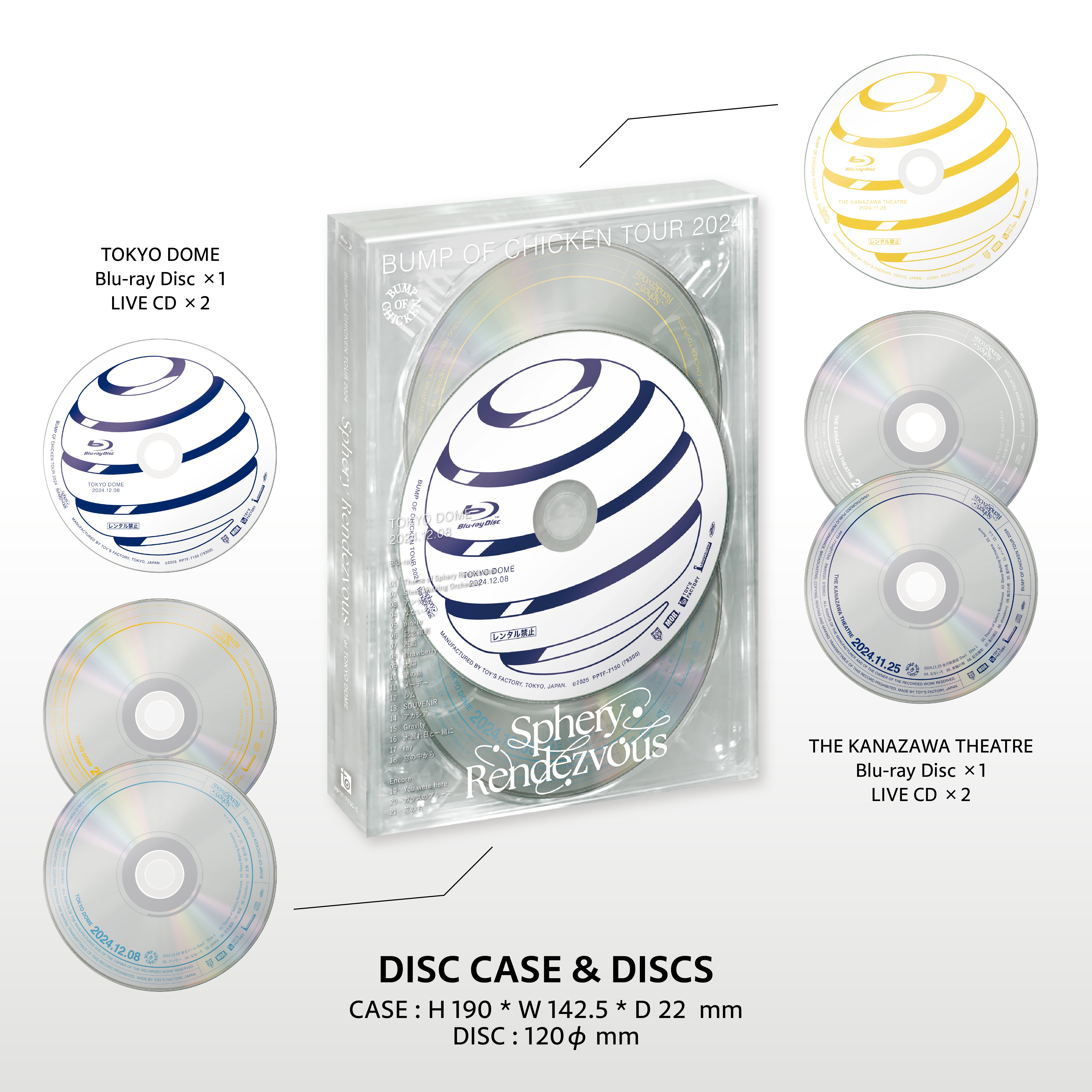 BUMP OF CHICKEN TOUR 2024 Sphery Rendezvous at TOKYO DOME［2Blu