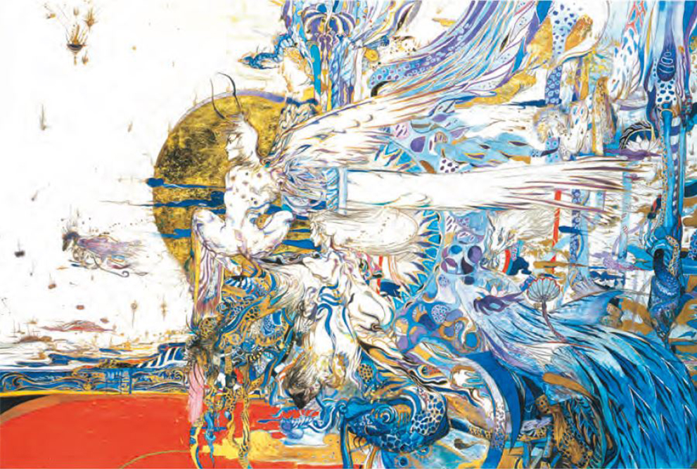 天野喜孝作 ミスティーシリーズの一枚 天野喜孝作 ミスティーシリーズ