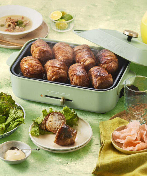 BRUNO コンパクトグリルホットプレート グリーン ≪BRUNO≫コンパクト