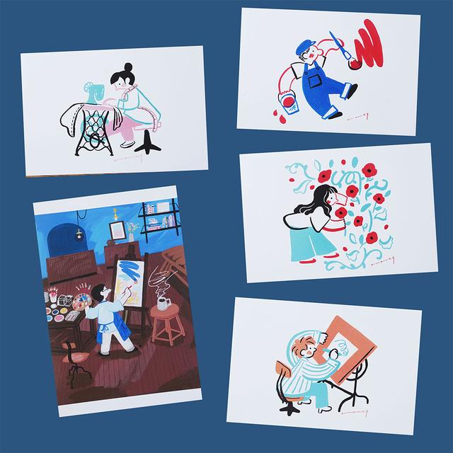 大桃洋祐】ポストカードセット「アーティスト」 大桃洋祐 -の商品詳細