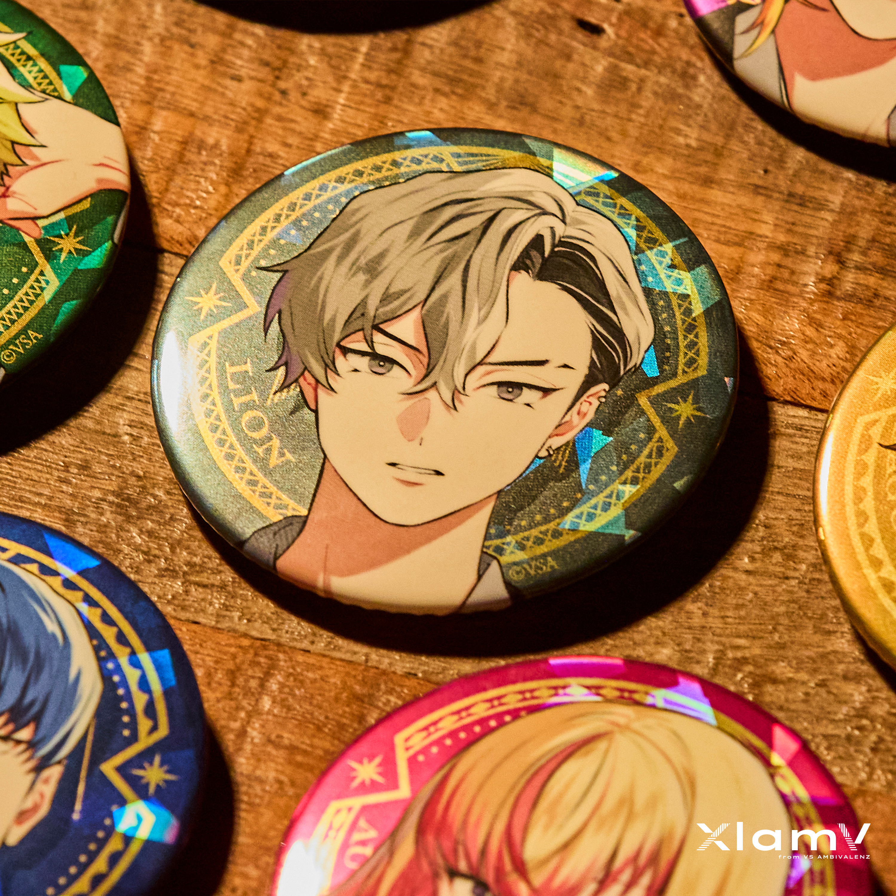 私立ビバレン学園】 XlamV トレーディング缶バッジ | VS AMBIVALENZ