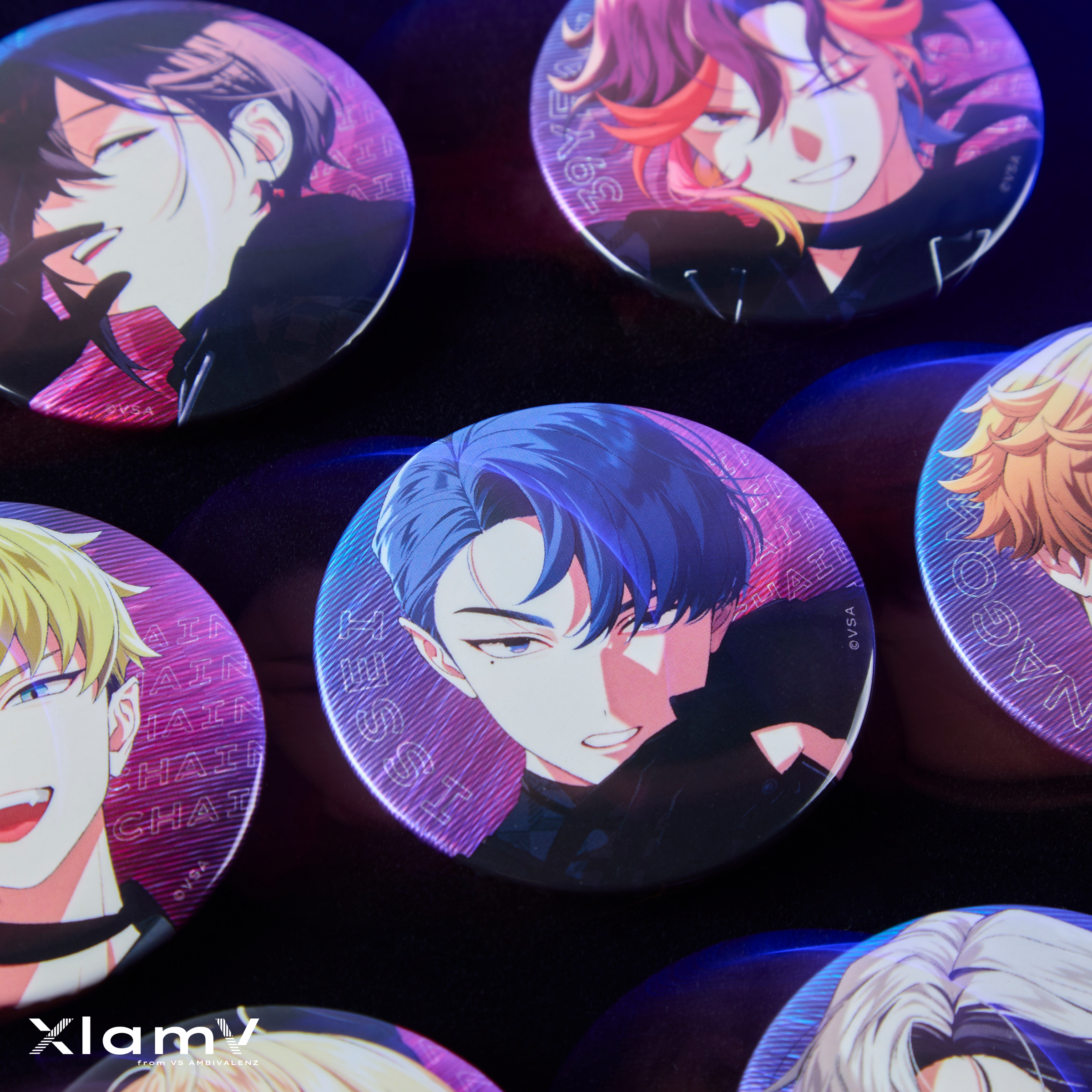 ③ ビバレン XlamV VS AMBIVALENZ なごむ ナゴム 缶バッジ 〓8/31まで