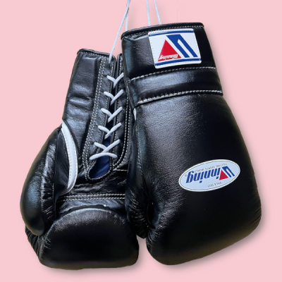 Winning ボクシンググローブ MS-600 16oz ブラック WINNING Boxing