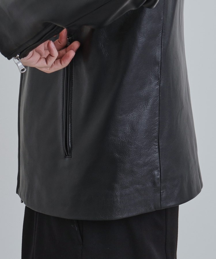 本革】ラムレザーシングルライダース（ブルゾン/ジャンバー） | tk