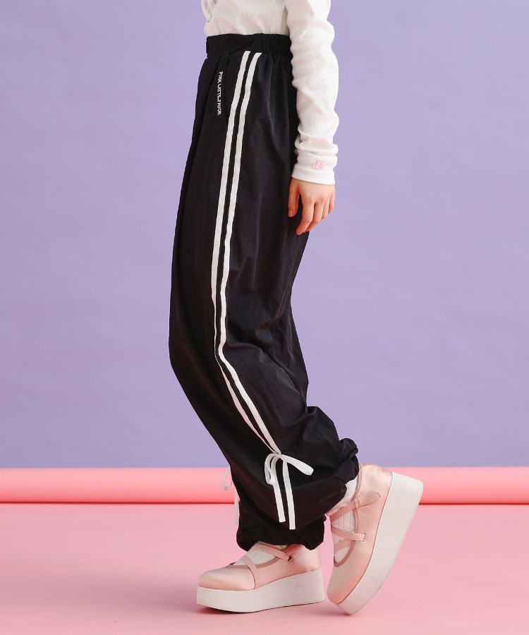 ラインリボンシャカパンツ（フルレングスパンツ） | PINK-latte