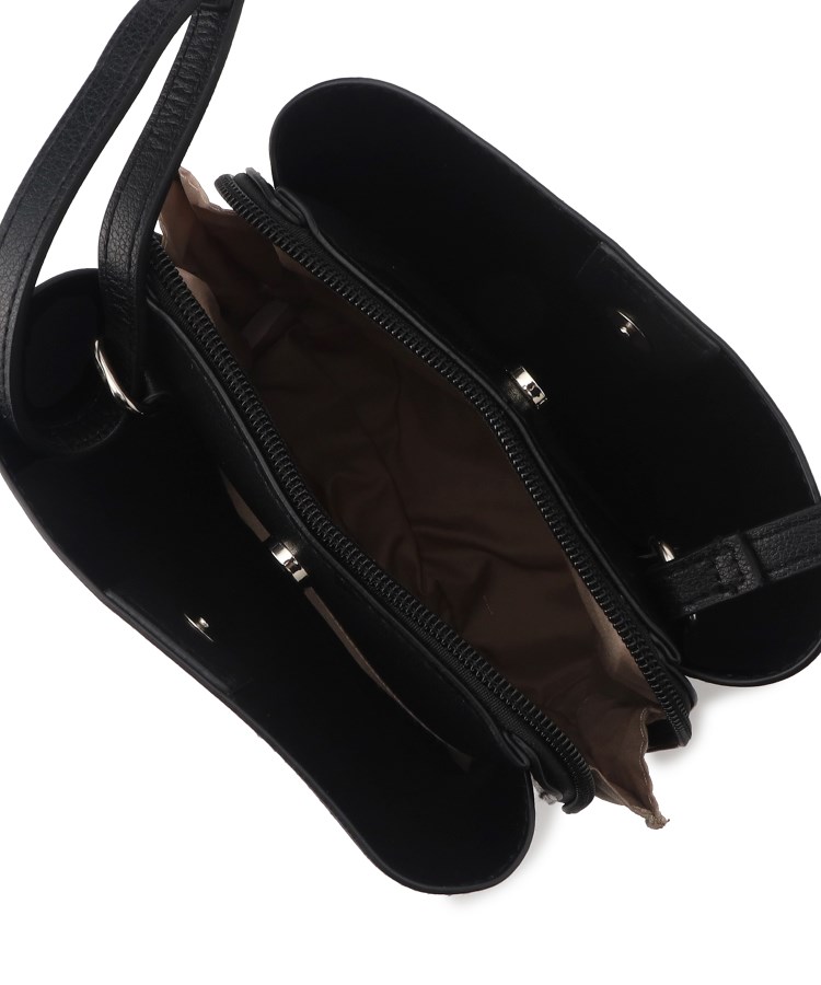 軽量/大人カジュアル】 ふわっと軽い三層ショルダーバッグ（ショルダー