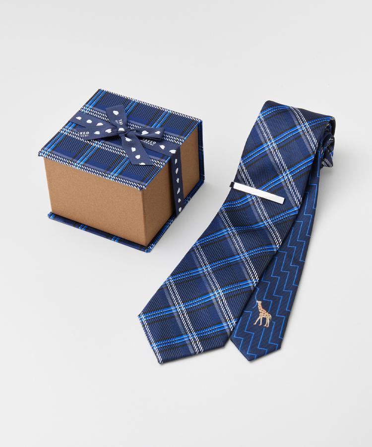 BOXセット】animal ネクタイ＆タイバー（ネクタイ） | TAKEO KIKUCHI