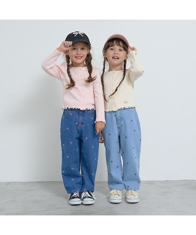 セール⚫︎UNIONINI⚫︎ テディベア刺繍のパンツ 10/12Y UNIONINI | YAOYA