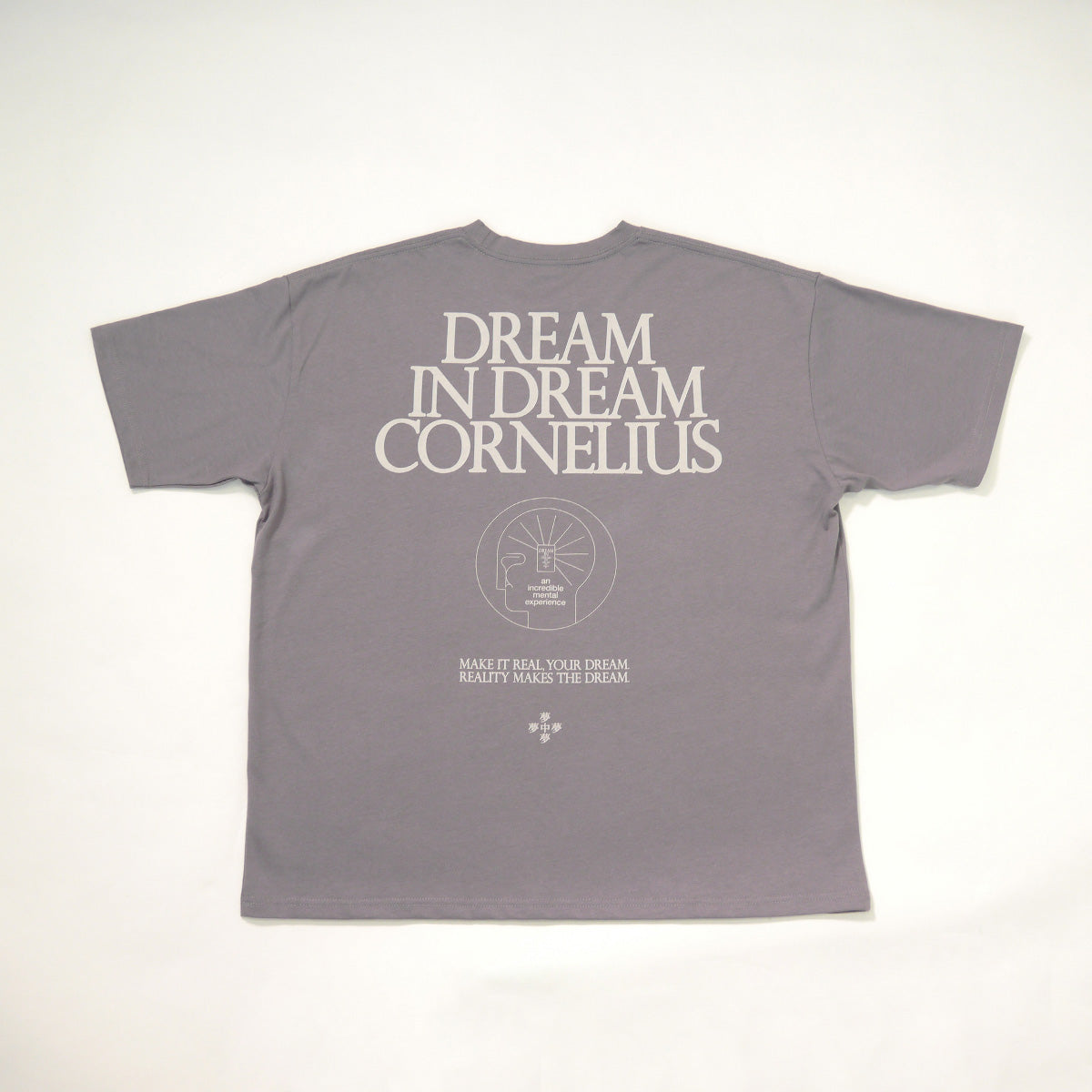 夢中夢 TOUR T-SHIRT (cement×white) – ワーナーミュージック・ストア