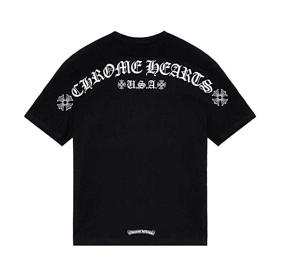 Chrome Hearts USA Pocket Tee Black – YankeeKicks Online