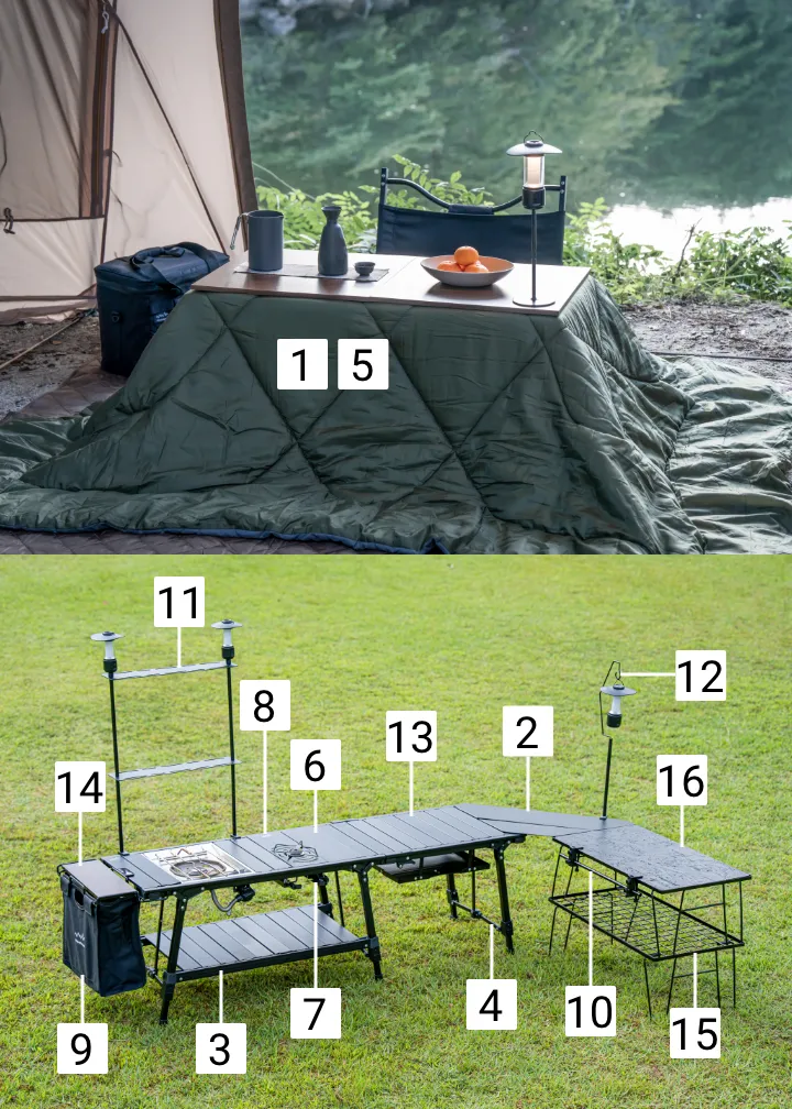 11兵)Alpen Outdoors テーブル88 igtテーブル アルペンアウトドアーズ