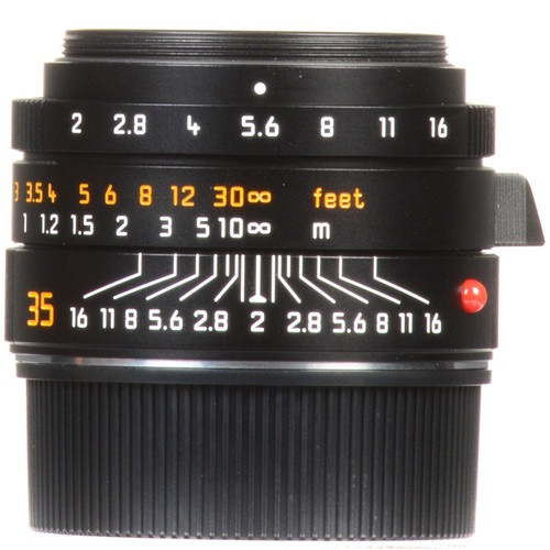 Leica Summicron-M 35mm f/2 ASPH Lens (Black) by Leica at B&C Camera