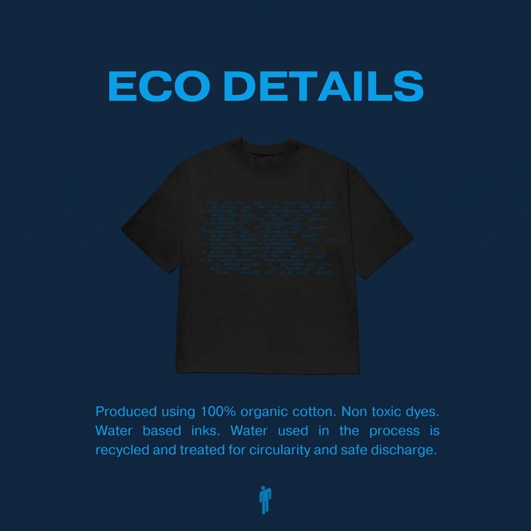 HIT ME HARD AND SOFT Repeat Black Tee - Billie Eilish | Store