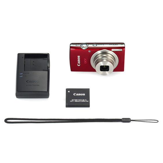 スマホ転送OK】キャノン Canon IXY 200 レッド デジタルカメラ スマホ