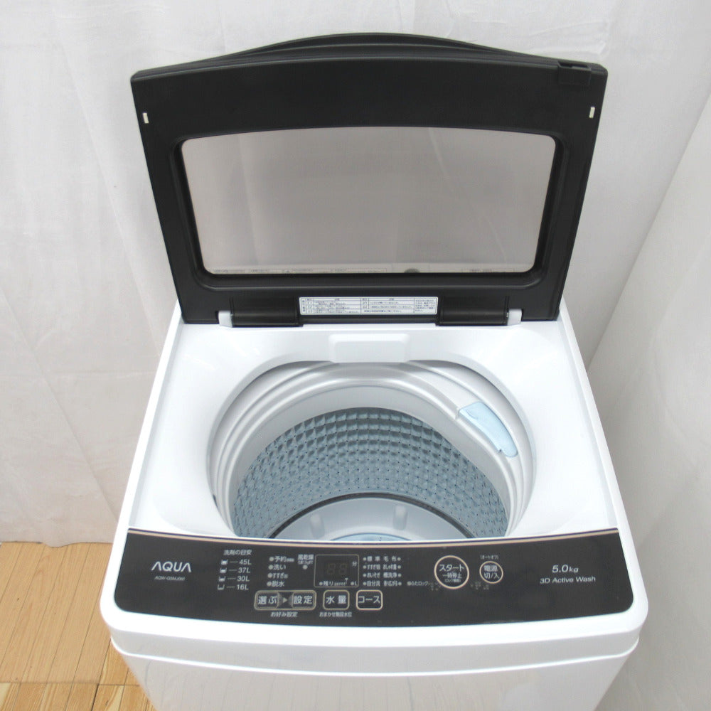 アクア 洗濯機 AQW-S5E2 5.0kg 2022年 中古