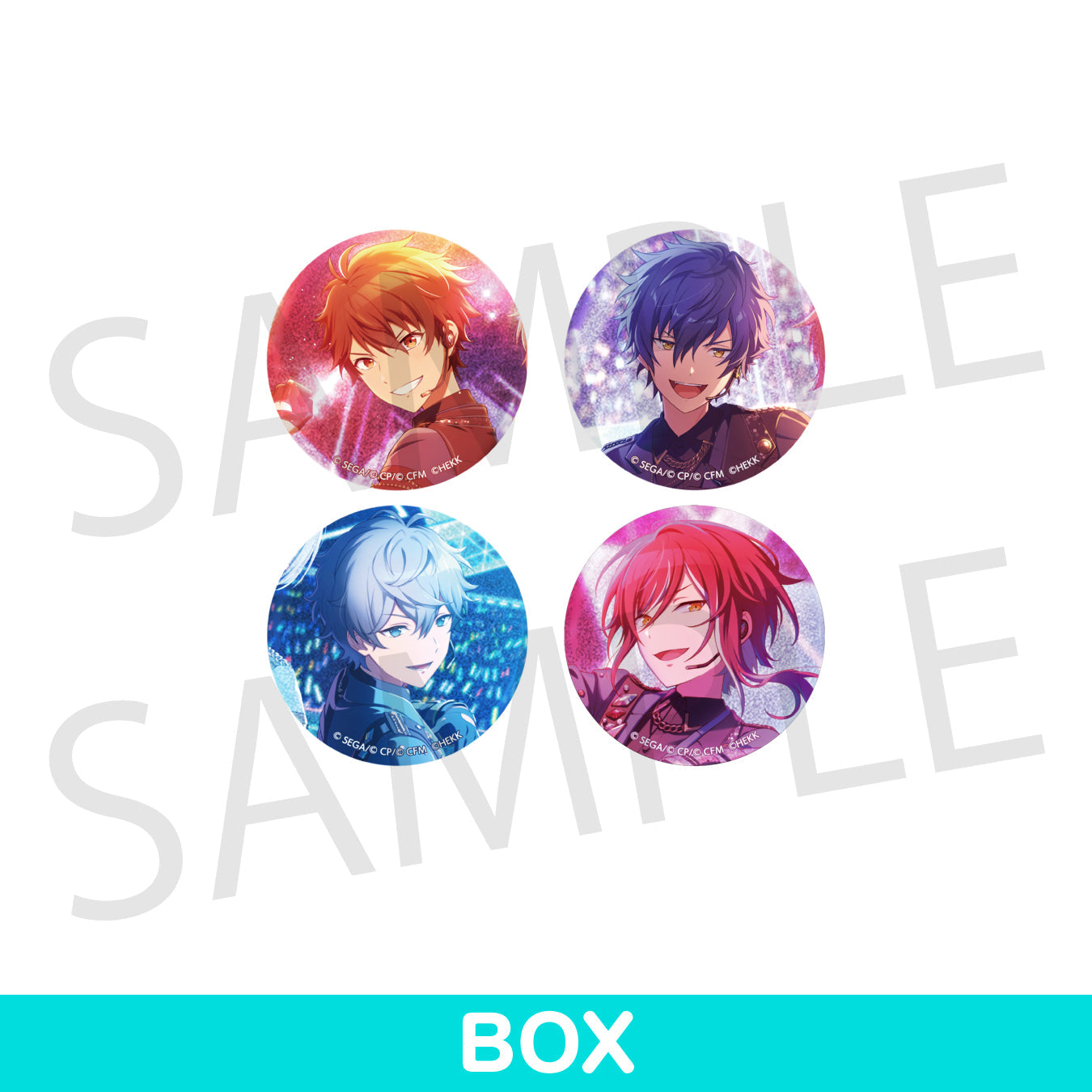 あんさんぶるスターズ あんスタ プロセカ 初音ミク レオ 缶バッジ