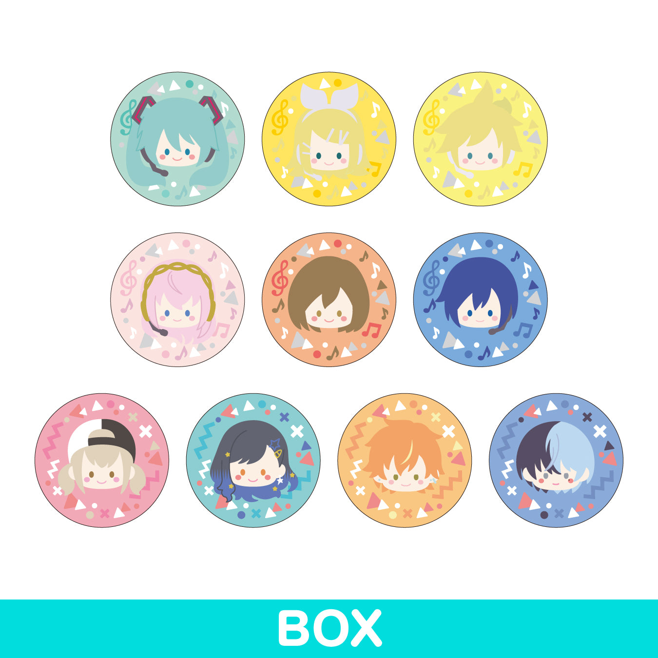 予約商品】刺繍缶バッジコレクション A BOX – Colorful Palette Store