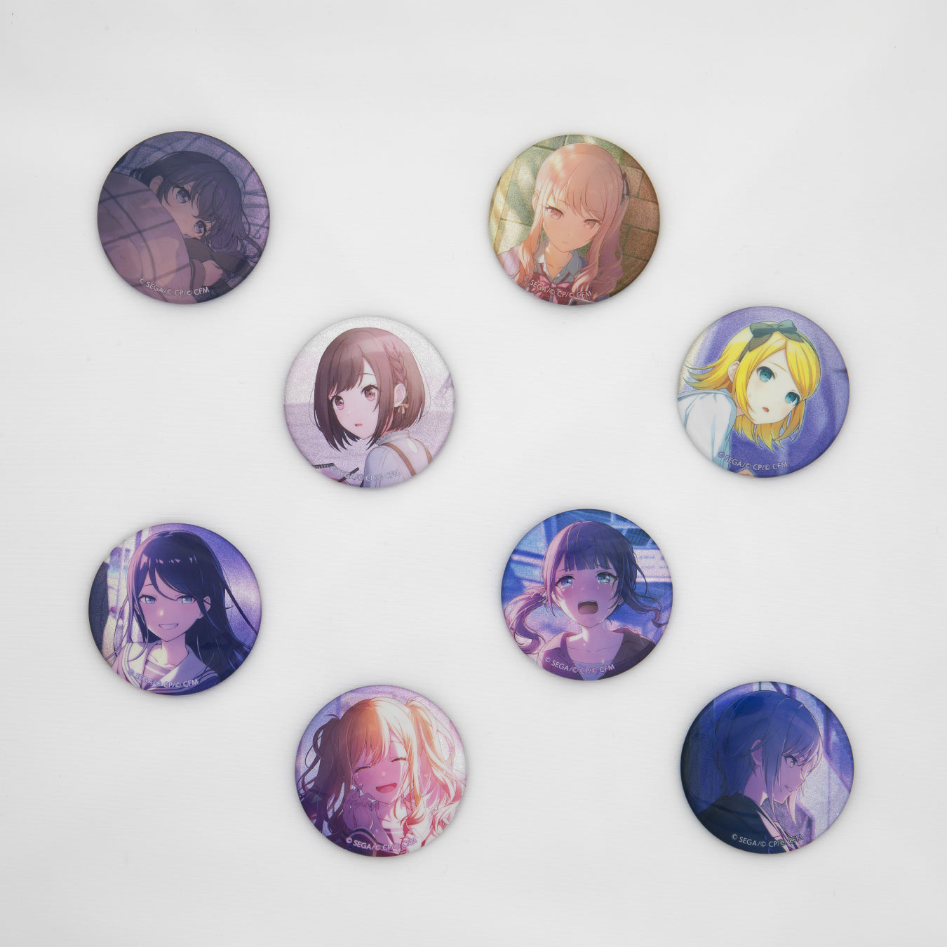 東雲絵名 グリッター缶バッジ グリ缶 プロセカ 43C 予約商品