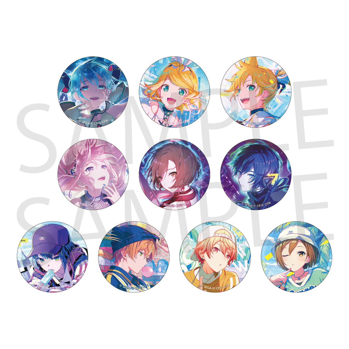 予約商品】グリッター缶バッジ イベントイラストコレクション vol.46 C