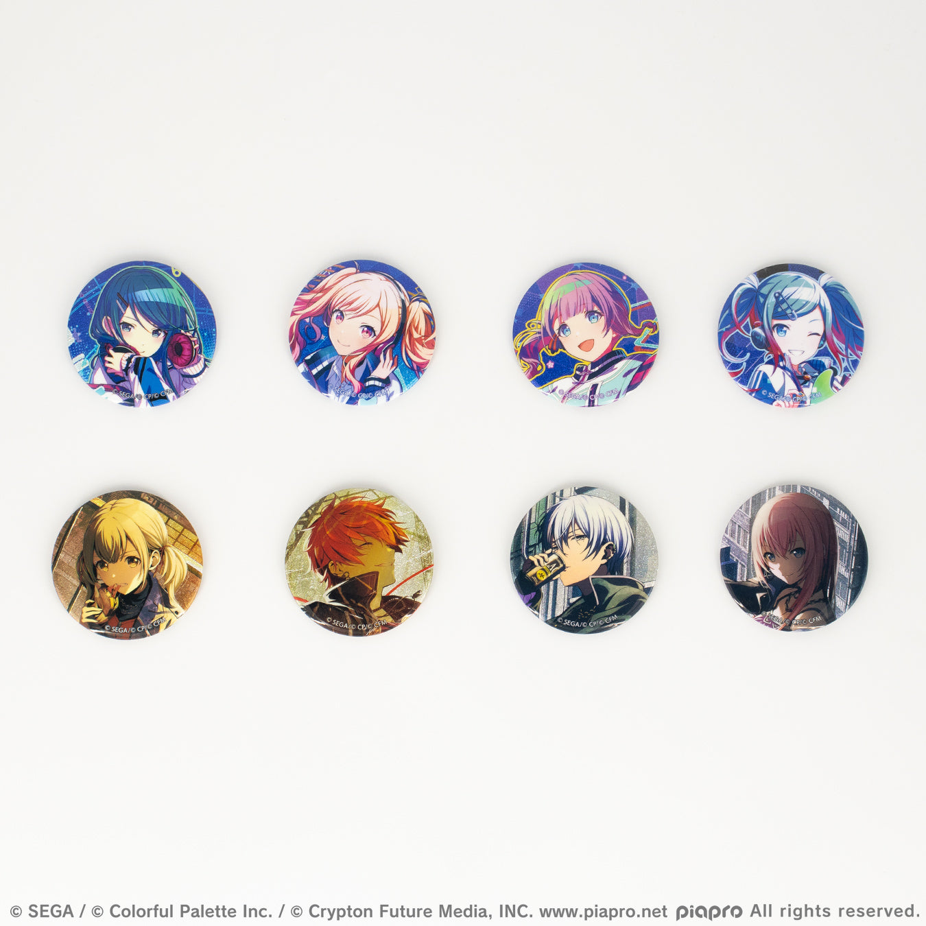 プロセカ 東雲彰人 グリッター缶バッジ 26b