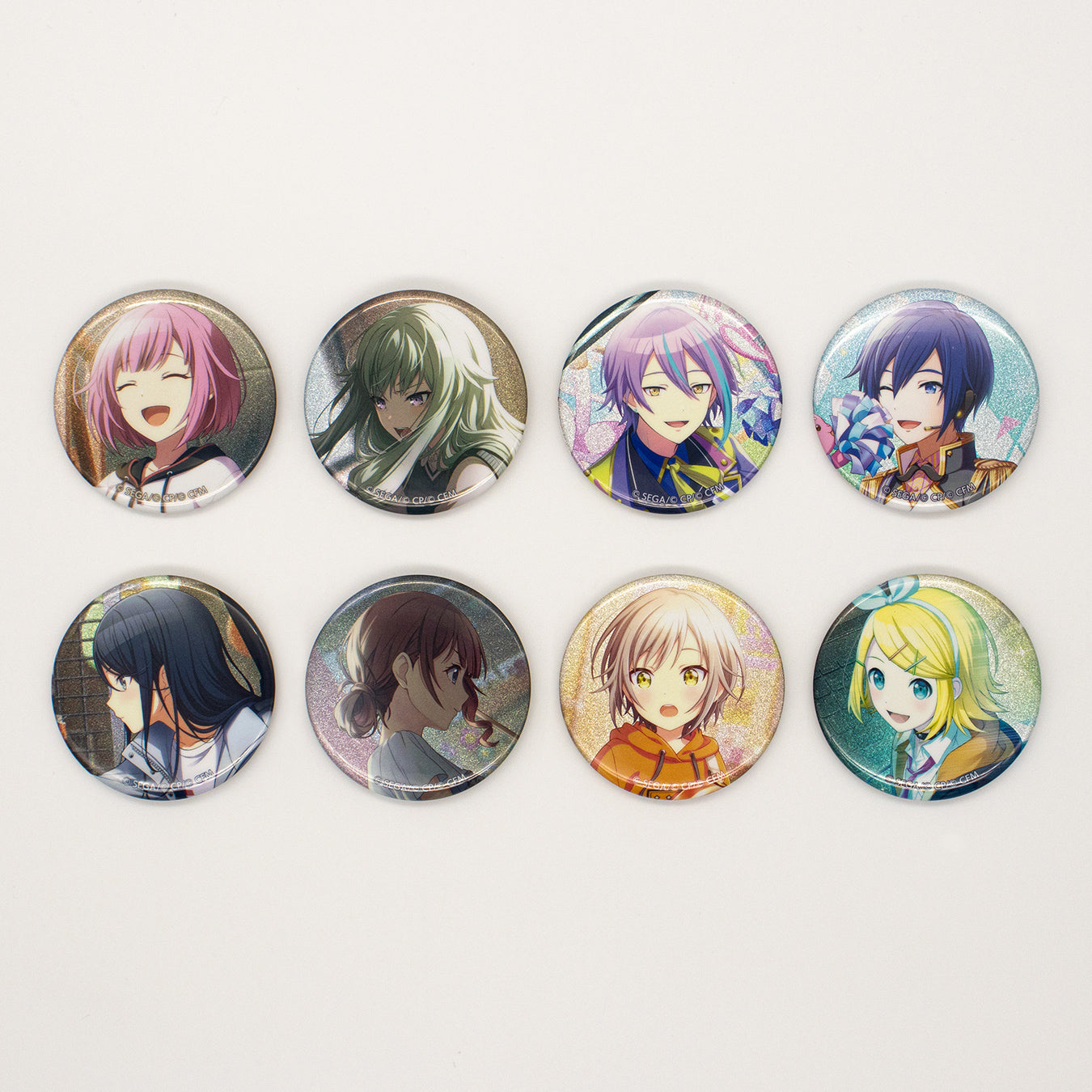 a*a様 プロセカ 缶バッジ MEIKO 7A 60点 予約商品】グリッター缶バッジ