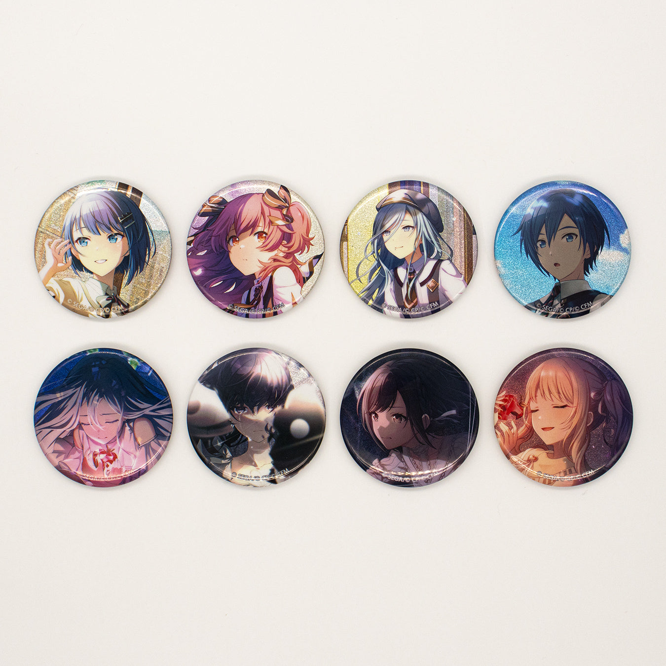 プロセカ 東雲絵名 グリ缶 グリッター缶バッジ 17c プロセカ 東雲絵名