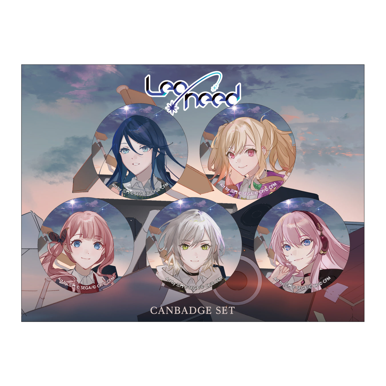 予約商品】「1」 缶バッジセット – Colorful Palette Store