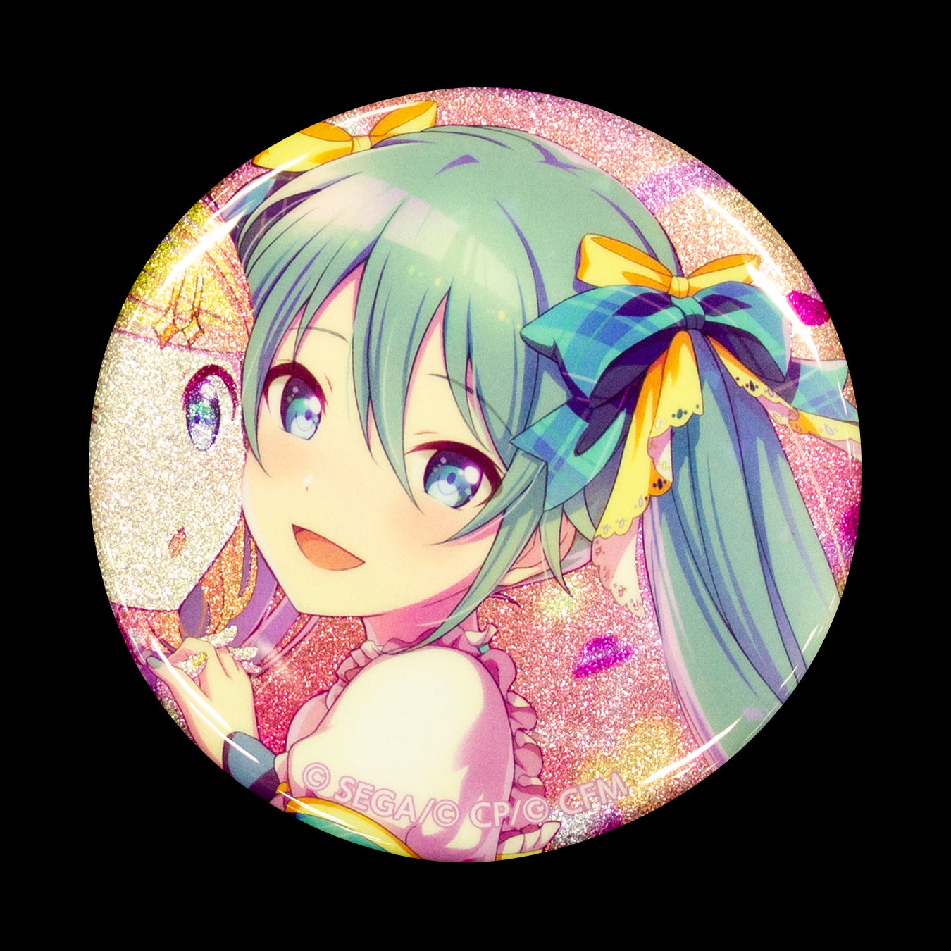 楽天コレクション 初音ミク 缶バッジ アクスタ グリッター 3点セット