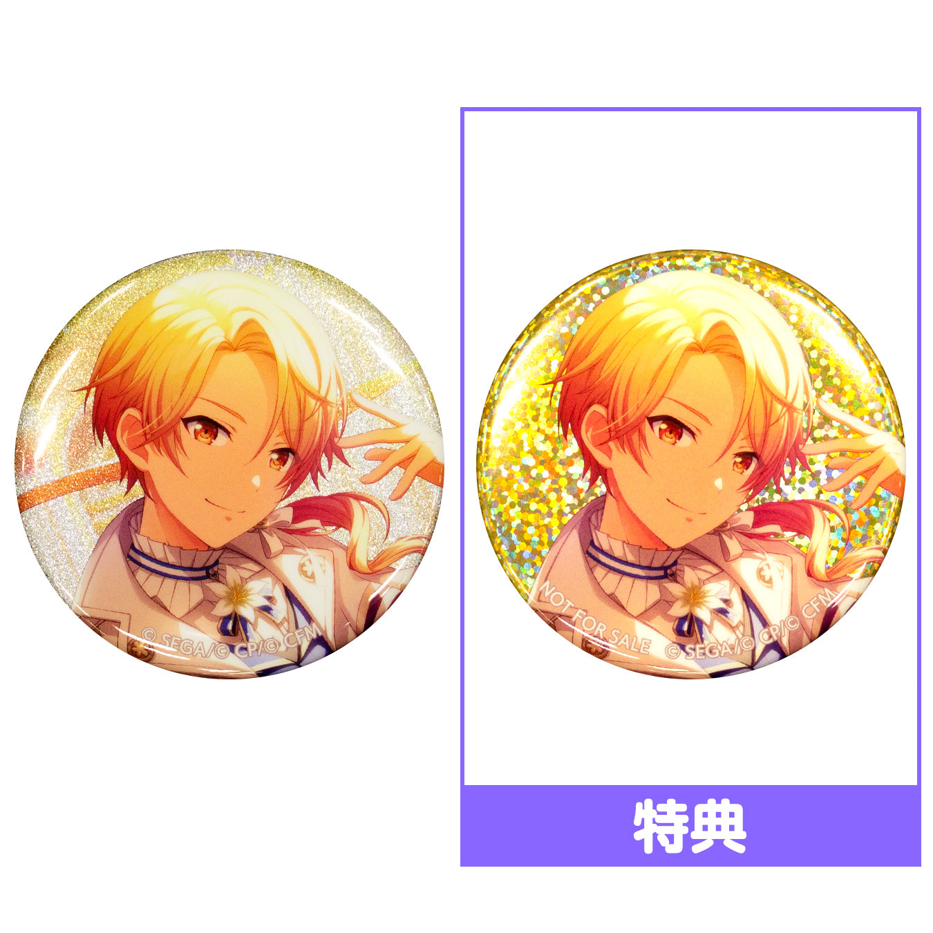 予約商品】グリッター缶バッジコレクション vol.3 B BOX 特典付き