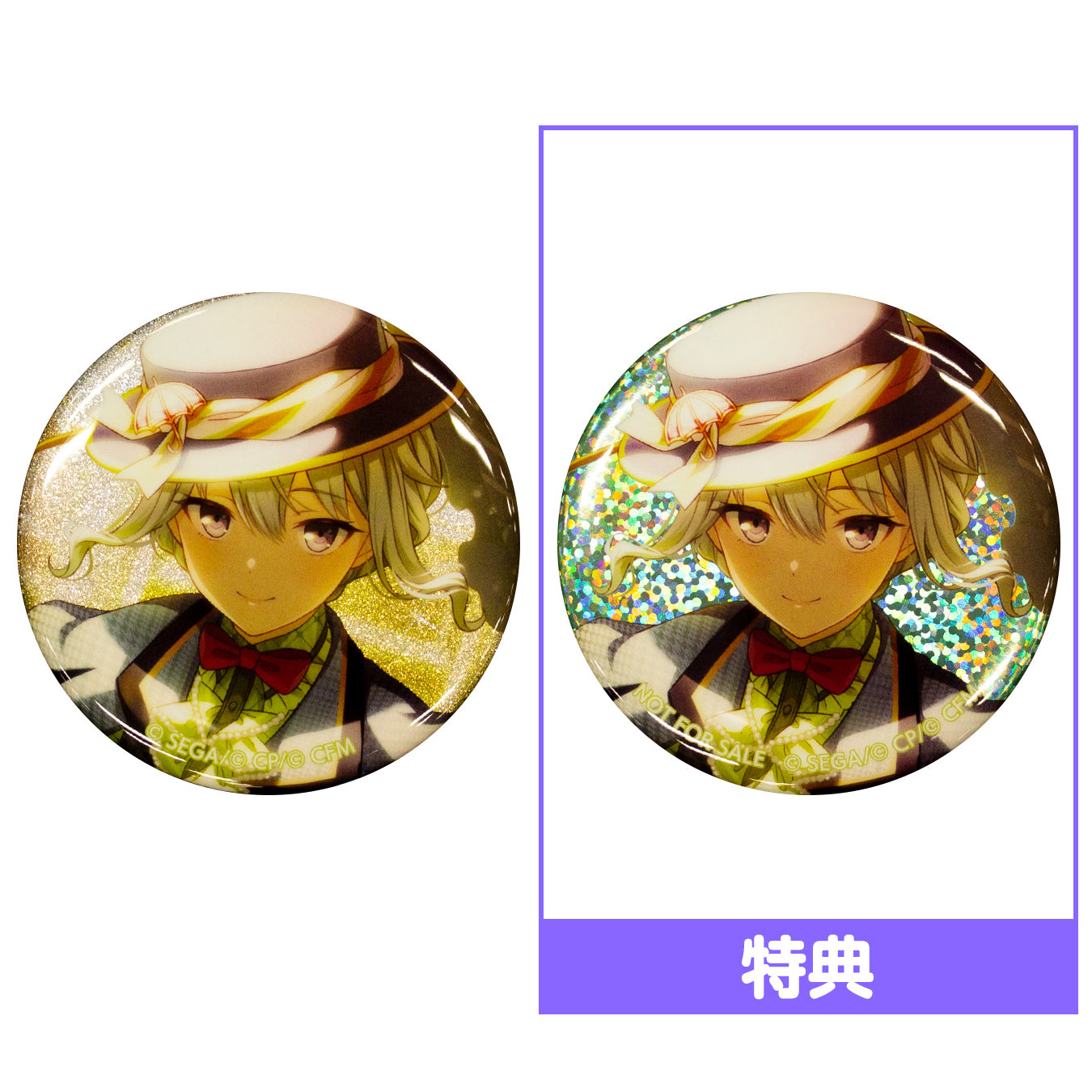 予約商品】グリッター缶バッジコレクション vol.3 B BOX 特典付き