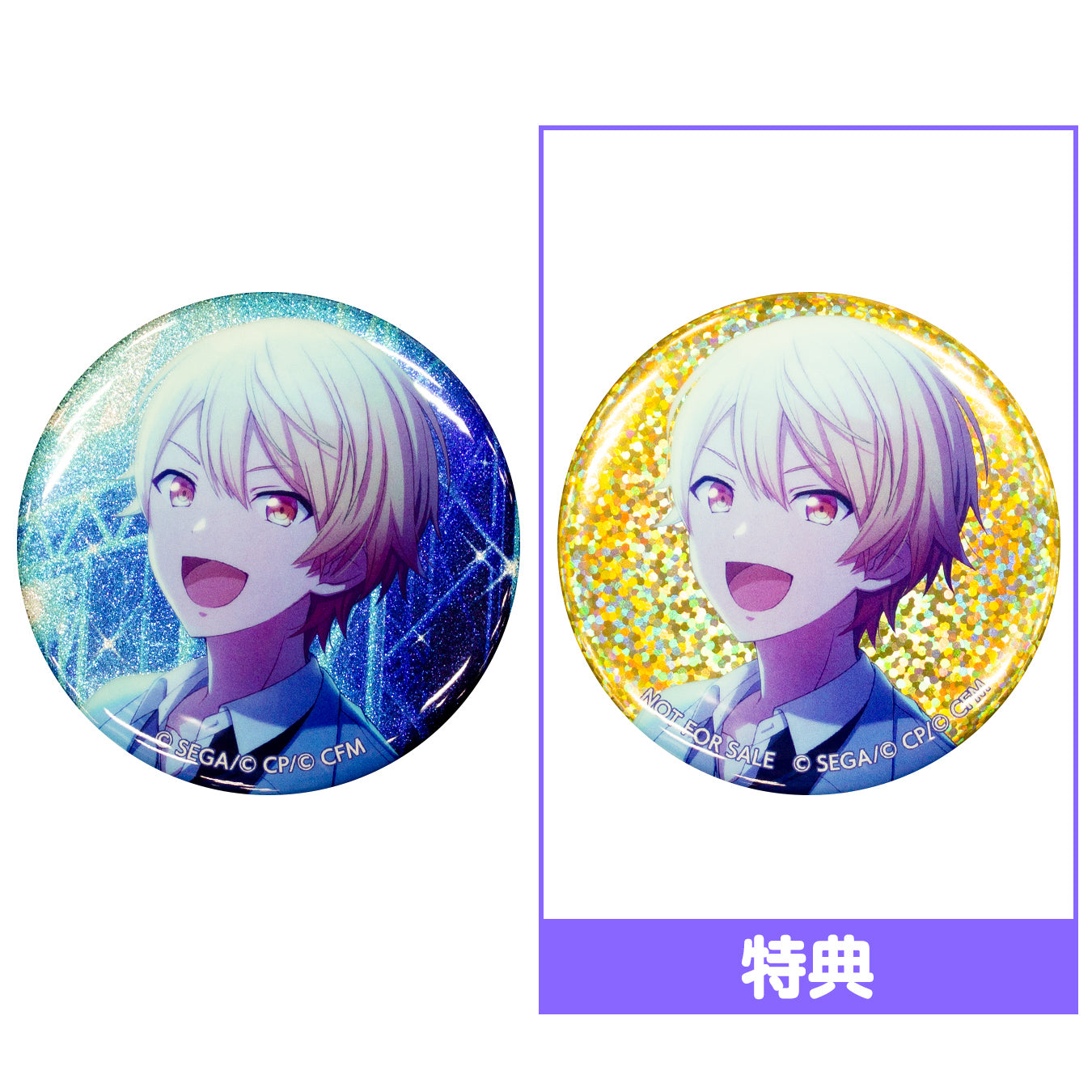 予約商品】グリッター缶バッジコレクション vol.2 B BOX 特典付き